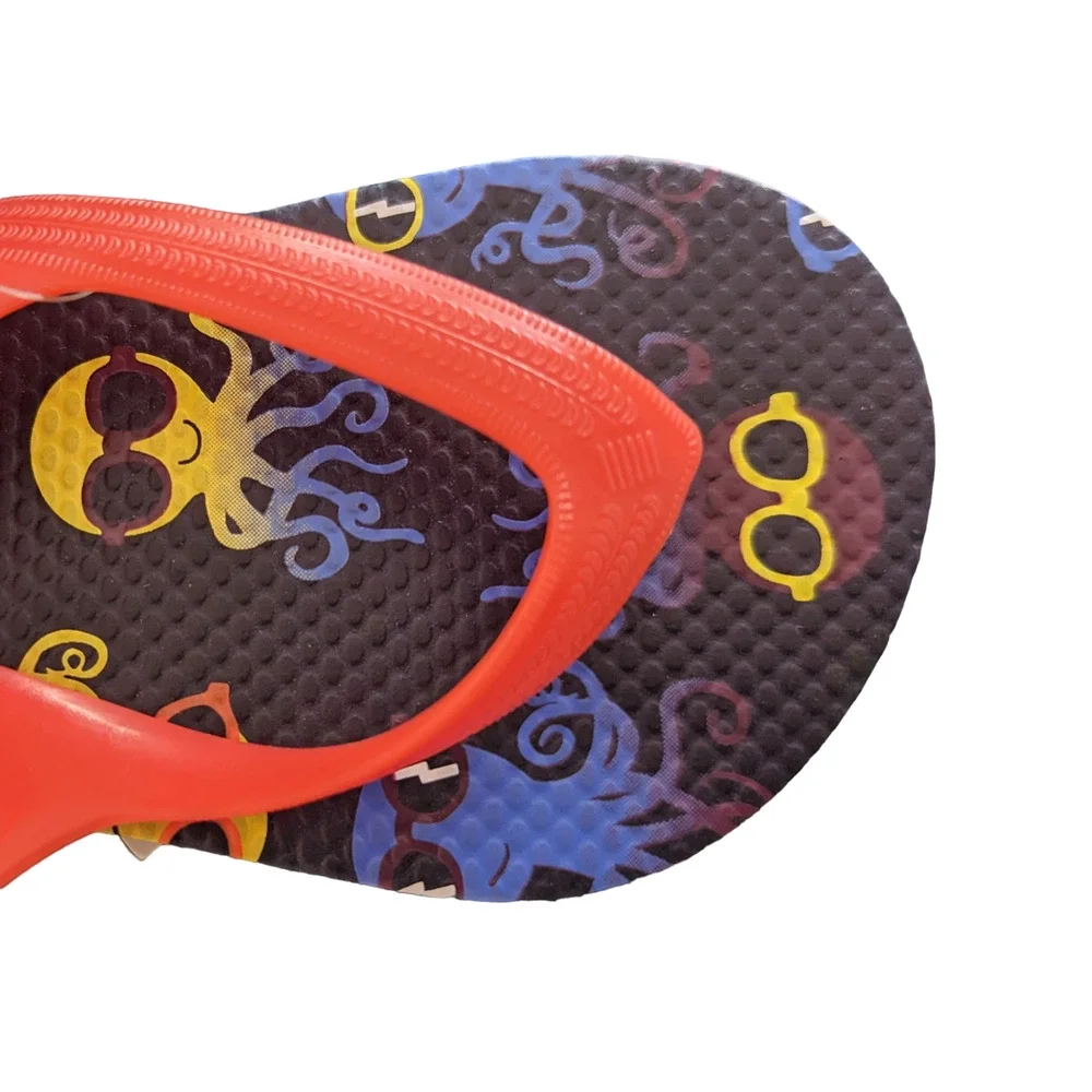 Gap Toddler Flip Flops Size 7/8 Colorful Summer Sandals Preppy Whimsical Beachy